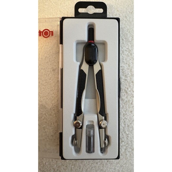 ROtring Compact Giant Universal Drawing Compass Technical Drafting Made Germany - Picture 2 of 8